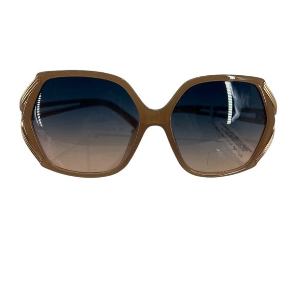 Tahari Accessories - Tahari Sunglasses TH742 Gradient Blue Brown Frame UV Protection Butterfly